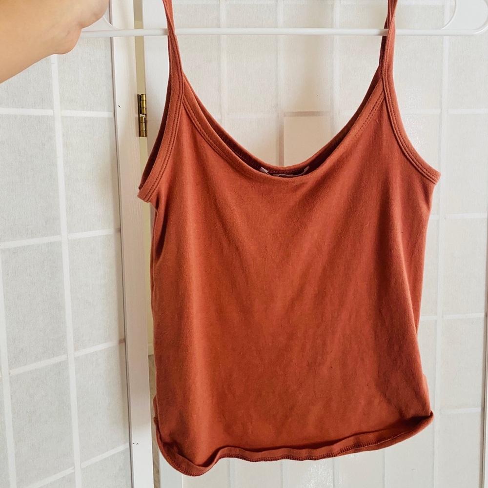 pinky mauve tank top